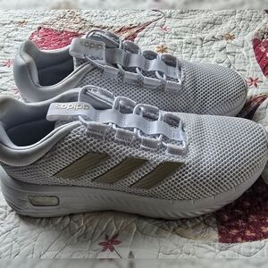Adidas White and Gray Sneakers